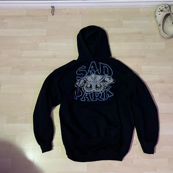 Mens Black Graphic Hoodie !!! - Picture 1 of 2